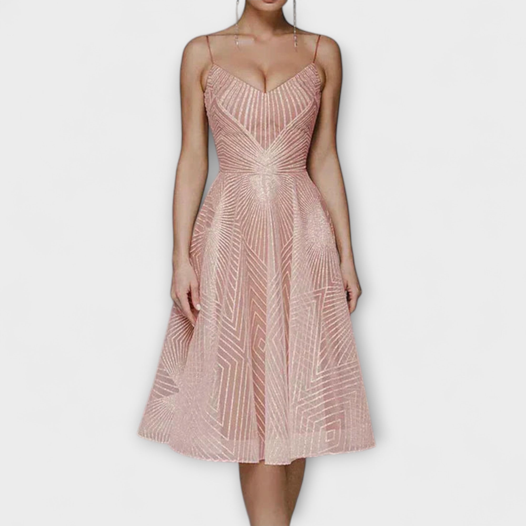 Elli - Vestido de Luxo para Mulheres com Bordados
