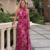 Avien | Vestido Midi com Decote Halter