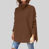 ANNELISE I Pullover Oversize com Gola Alta