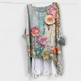 Evelyn - Blusa com Impressão Artística
