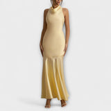Lennon - Elegante Maxivestido em Satin