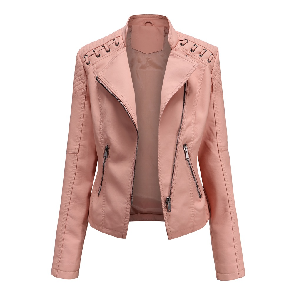 Sylvia | Jaqueta de Couro em Corte Biker