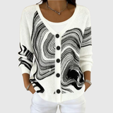 Cardigan de Botão Confortável