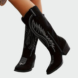 Botas Western elegantes, bordadas