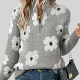 BLOOM | Pullover com gola de fecho éclair