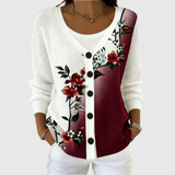 Cardigan de Malha Confortável com Botões