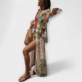 Tracey - Vestido Maxikleid com Laço