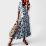 Anna – Vestido de Verão Boémio para Senhora com Silhueta Fluida