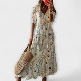 Anna – Vestido de Verão Boémio para Senhora com Silhueta Fluida