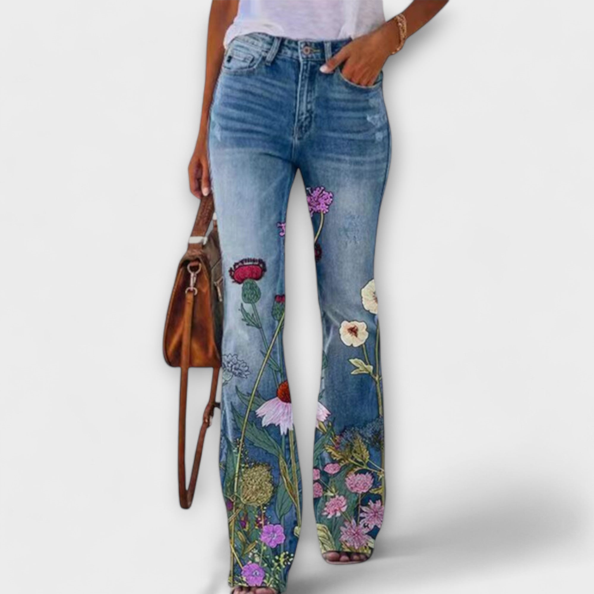 Nina - Calças com Flores