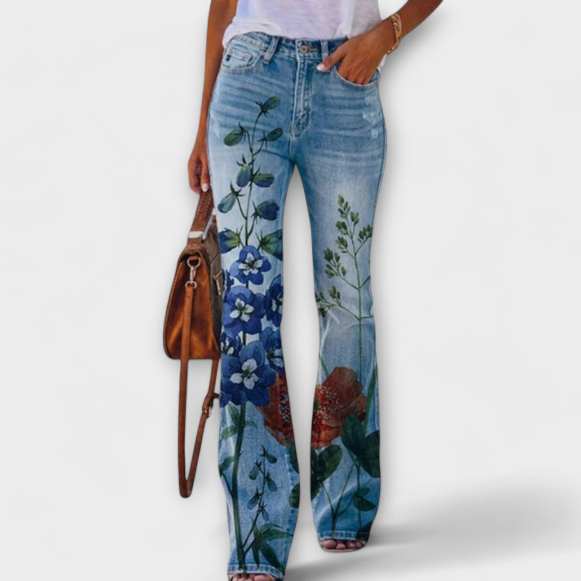 Nina - Calças com Flores