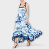 Lucia - Encantador Vestido Maxi de Flores