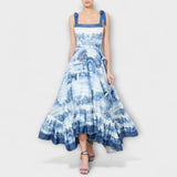 Lucia - Encantador Vestido Maxi de Flores