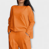 Clémence - Elegante Conjunto de Lounge em Dois Peças