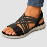 Sanrita | Sandália ortopédica leve com tiras elásticas