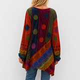 Smilla™ | Túnica com impressão étnica em patchwork