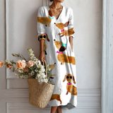 Anke | Max vestido com estampa divertida de cães
