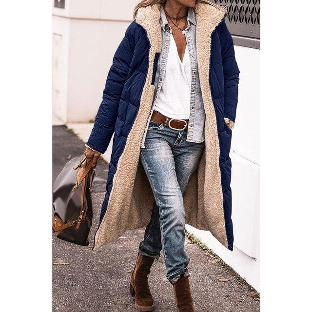 HAMPTON | MANTEL COM FORRO EM SHERPA