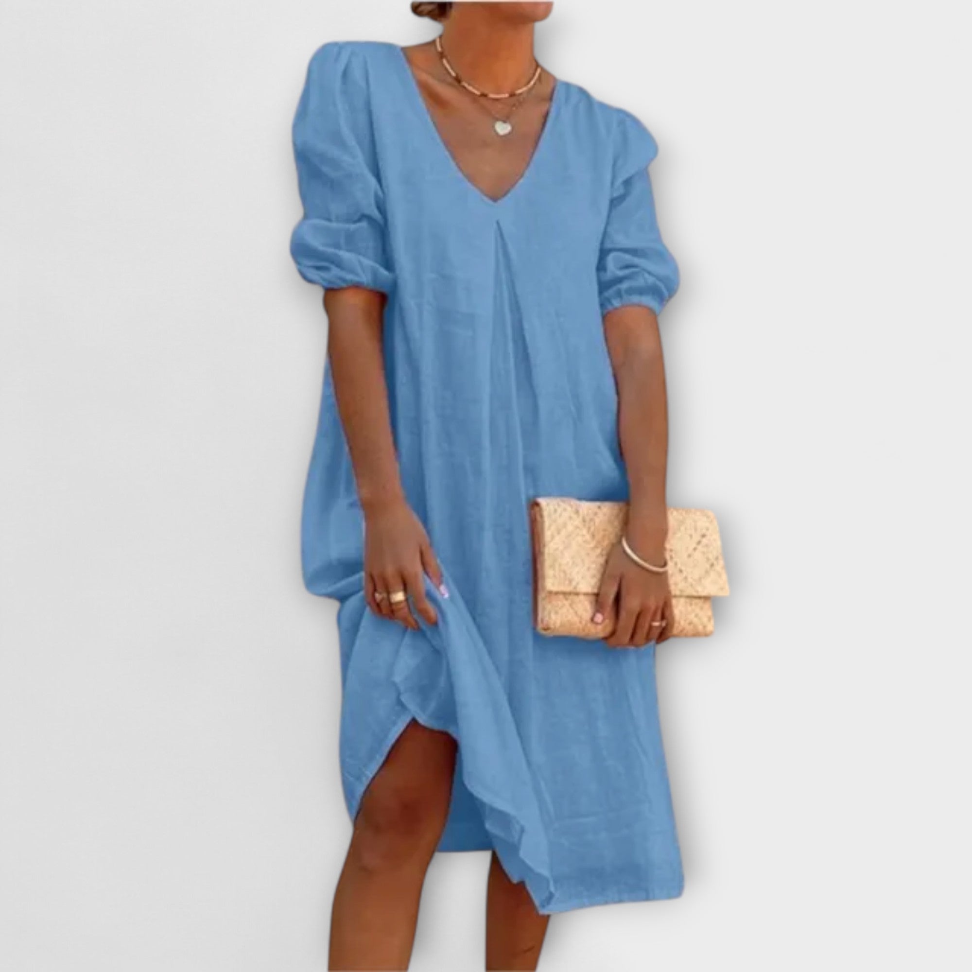 Fanny - Vestido de Verão Elegante com Detalhes em Crochê