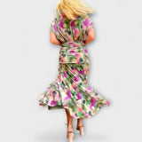 Aurora - Vestido Maxie com Decote em V Elegante