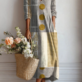 Steffi | Vestido Longo com Patchwork e Pontos