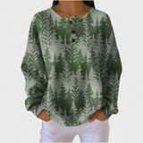 Inès - Sweatshirt com padrão clássico de árvore