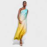 Arabella - Vestido Midi de Um Ombro
