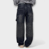 Fable - Jeans de Denim Brilhante no Estilo Balloon Carpenter