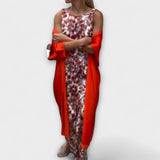 Charlotte - Vestido Elegante com Cardigan Correspondente