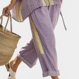 Lorena - Conjunto de Linho e Bambu Boho