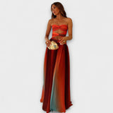 Laney - Vestido Maxi Sem Alças