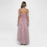 Elisia - Elegante vestido longo sem mangas