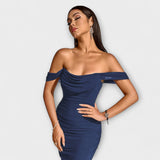 Ione - Vestido Bodycon com Ombros à Mostra