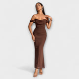 Ione - Vestido Bodycon com Ombros à Mostra