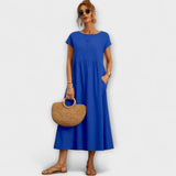 Elena | Vestido de Verão Leve com Bolsos
