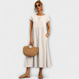 Elena | Leichtes Sommerkleid mit Taschen