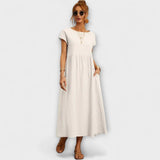 Elena | Vestido de Verão Leve com Bolsos