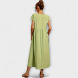 Elena | Vestido de Verão Leve com Bolsos
