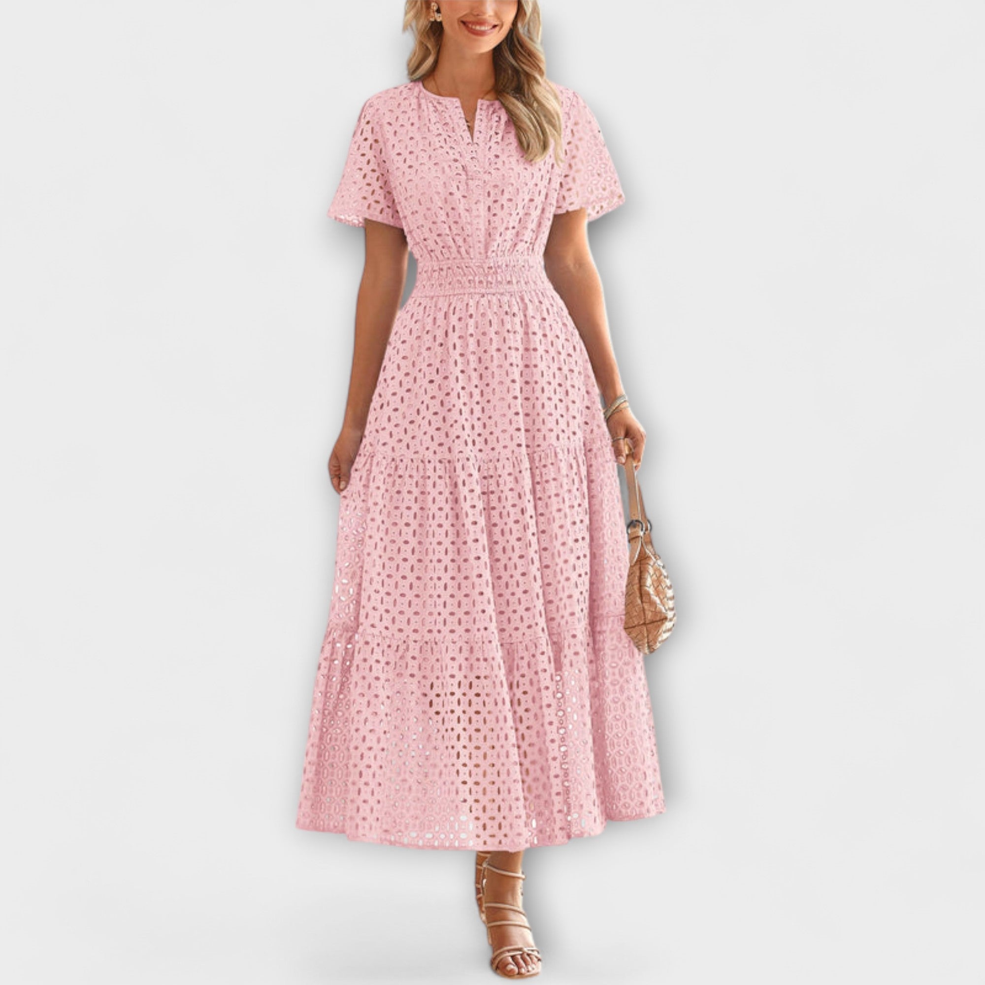 Linette - Vestido de Verão Elegante em Renda