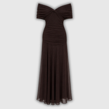 Florendra | Vestido floral longo com decote em V