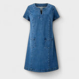 Mathea - Vestido de Denim Suave