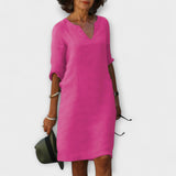Ellyse - Vestido de Verão Elegante com Decote em V
