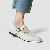 Camila - Sapatos Mary Jane ortopédicos com salto baixo