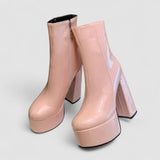 Carina - Botas com super plataforma alta para charme e autoconfiança
