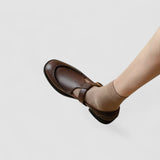 Ariana - Sapatos Mary Jane ortopédicos com ponta quadrada