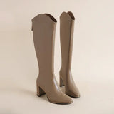 Hilda - Botas de salto bloco com elegância para o Inverno