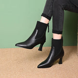 Clara - Botas com Plataforma em Couro