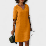 Ellyse - Vestido de Verão Elegante com Decote em V