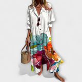 Lila - Vestido Maxi Lisonjeiro com Cobertura para a Barriga
