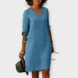 Ellyse - Vestido de Verão Elegante com Decote em V